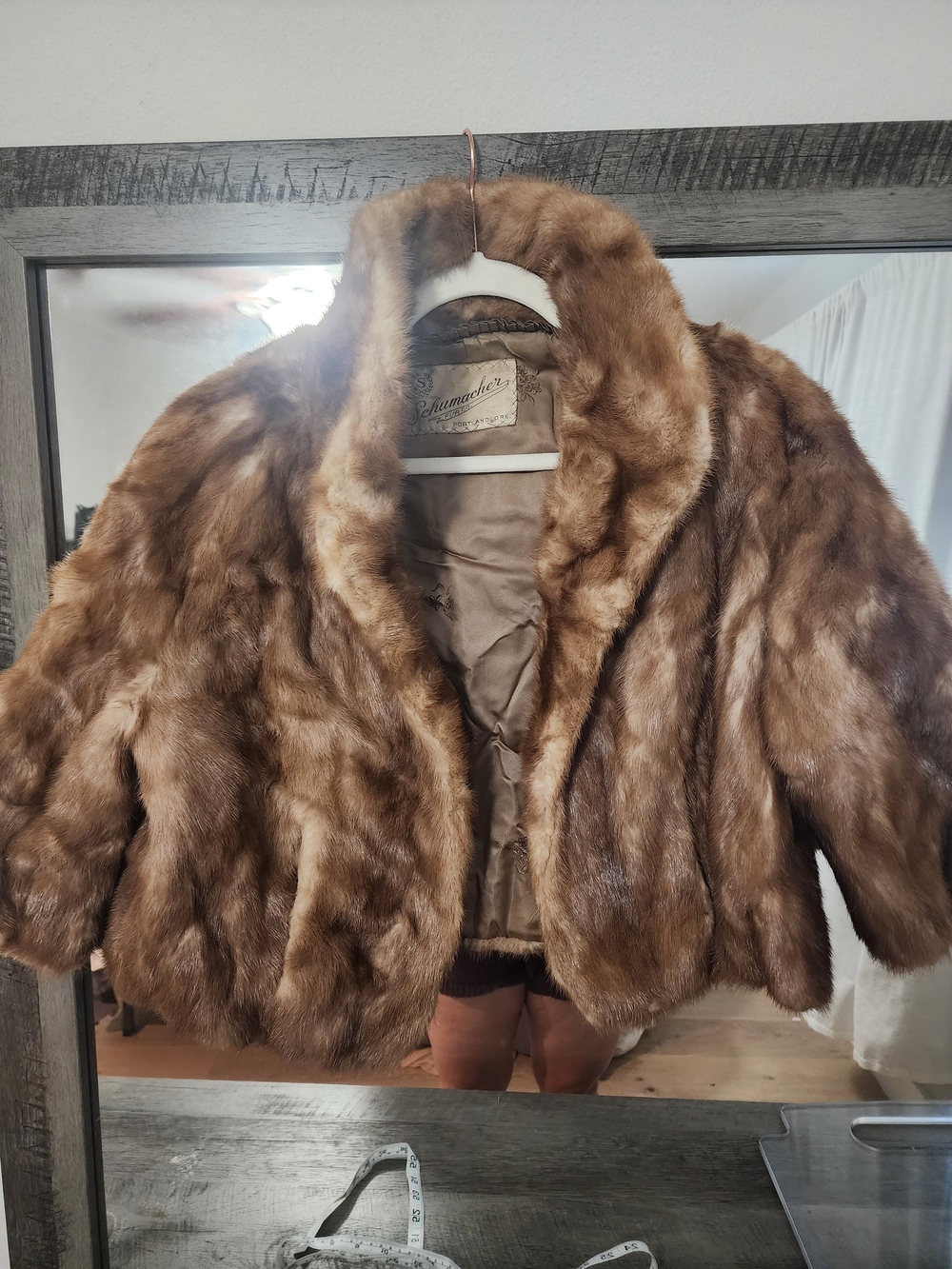 Vintage Brown Short Fur Jacket - Unbranded